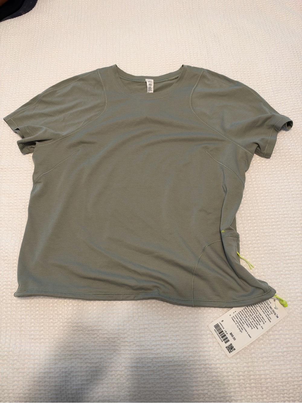 NWT lululemon athletica lightweight cinch hem hiking tee
